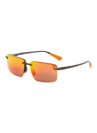 Main View - Click To Enlarge - MAUI JIM - Acetate Rectangle Sunglasses