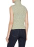 Back View - Click To Enlarge - SANDBEIGE - Alley High Neck Wool Blend Vest