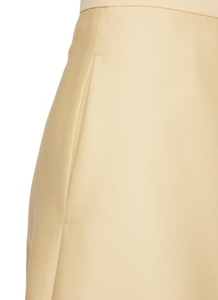  - SANDBEIGE - Birkin Asymmetrical Wool Skirt