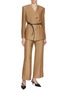 Figure View - Click To Enlarge - SANDBEIGE - Birkin Wool Silk Jacket