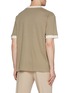 Back View - Click To Enlarge - SUNSPEL - x Nigel Cabourn Carbon Brushed Cotton T-Shirt