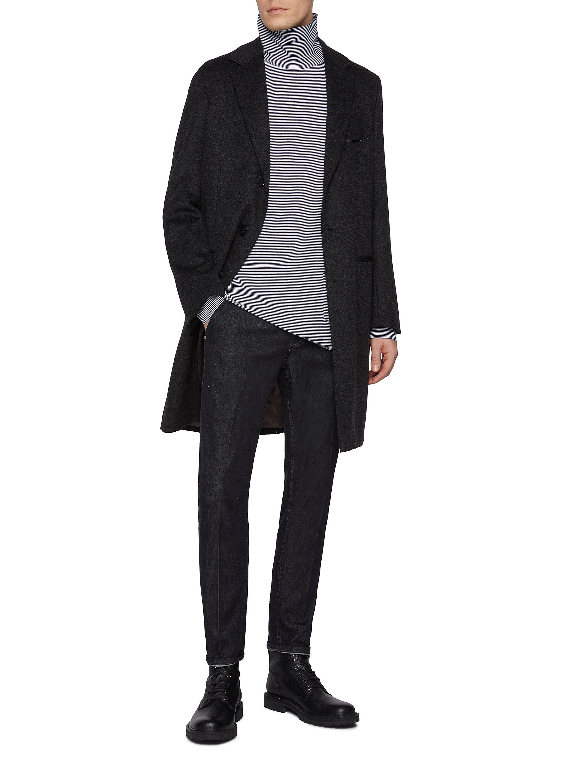 x Nigel Cabourn Carbon Brushed Cotton T-Shirt - Thumbnail 2