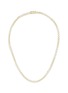 Main View - Click To Enlarge - CZ BY KENNETH JAY LANE - Cubic Zirconia 14K Gold Plated Brass Tennis Necklace