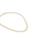 Detail View - Click To Enlarge - CZ BY KENNETH JAY LANE - Cubic Zirconia 14K Gold Plated Brass Tennis Necklace