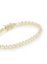 Detail View - Click To Enlarge - CZ BY KENNETH JAY LANE - Cubic Zirconia 14k Gold Plated Brass Bezel Tennis Bracelet