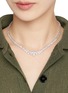 Figure View - Click To Enlarge - CZ BY KENNETH JAY LANE - Graduated Marquis Modern Statement Tennis Necklace