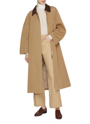 Figure View - Click To Enlarge - SANDBEIGE - Sandy Turtleneck Wool Blend Top