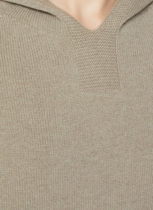  - SANDBEIGE - Bella Wool Cashmere Hoodie