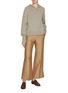 Figure View - Click To Enlarge - SANDBEIGE - Bella Wool Cashmere Hoodie