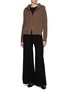 Figure View - Click To Enlarge - WILD CASHMERE - Stella Knitted Wide Leg Wool Cashmere Pants