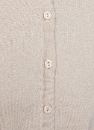  - WILD CASHMERE - Cropped Crewneck Silk Cashmere Cardigan