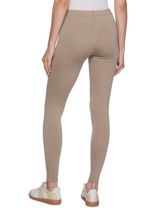 Back View - Click To Enlarge - WILD CASHMERE - Stretch Silk Cashmere Leggings