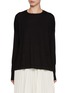 Main View - Click To Enlarge - WILD CASHMERE - Caroline Boxy Crewneck Silk Cashmere Sweater