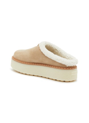  - PRADA - Suede Shearling Slippers