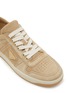 Detail View - Click To Enlarge - PRADA - Downtown Suede Low Top Womens Sneakers