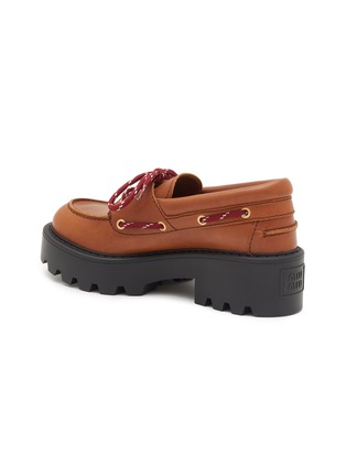  - MIU MIU - Vitello Leather Boat Shoes