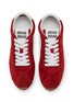 Detail View - Click To Enlarge - MIU MIU - Flat Suede Women's sneakers