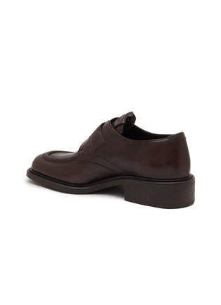  - MIU MIU - Monkstrap Leather Loafers