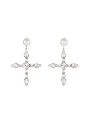 Main View - Click To Enlarge - JOOMI LIM - Holy Chic Rhodium Earrings