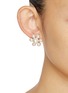 Figure View - Click To Enlarge - JOOMI LIM - Nina Stud Rhodium Earrings