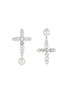 Main View - Click To Enlarge - JOOMI LIM - Not my Religion Rhodium Earrings