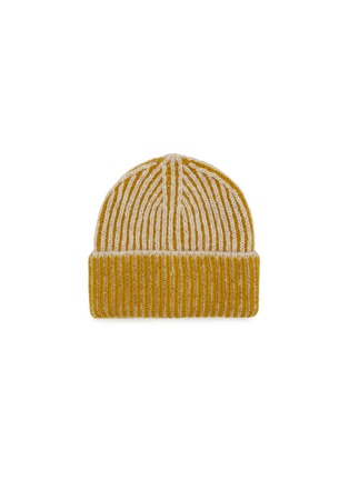 Main View - Click To Enlarge - MAPOÉSIE - Logo Patch Knit Fold Beanie