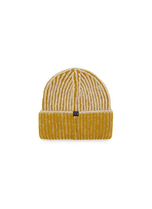 Figure View - Click To Enlarge - MAPOÉSIE - Logo Patch Knit Fold Beanie