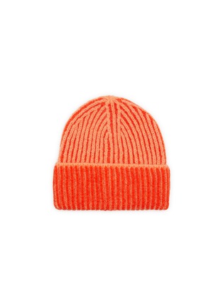 Main View - Click To Enlarge - MAPOÉSIE - Logo Patch Knit Fold Beanie