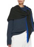 Figure View - Click To Enlarge - MAPOÉSIE - Liv Triangle Wool Cashmere Scarf