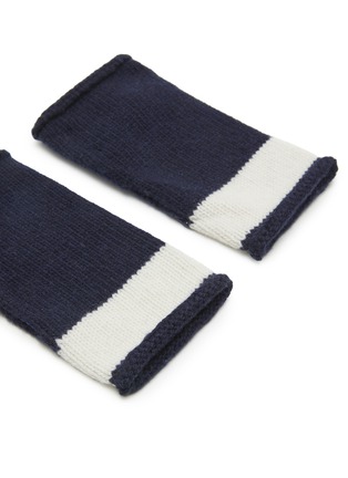 Detail View - Click To Enlarge - MAPOÉSIE - Mitten Wool Cashmere Gloves