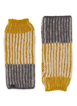 Main View - Click To Enlarge - MAPOÉSIE - Module Mitten Knitted Gloves