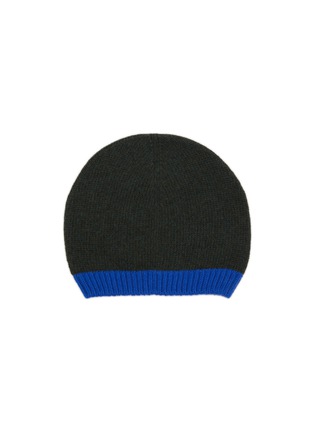 Main View - Click To Enlarge - MAPOÉSIE - Logo Patch Wool Cashmere Beanie