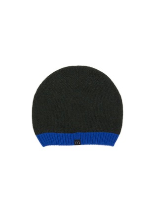 Figure View - Click To Enlarge - MAPOÉSIE - Logo Patch Wool Cashmere Beanie