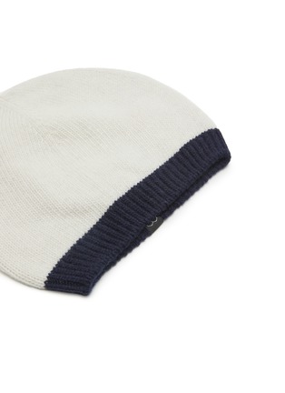 Detail View - Click To Enlarge - MAPOÉSIE - Logo Patch Wool Cashmere Beanie