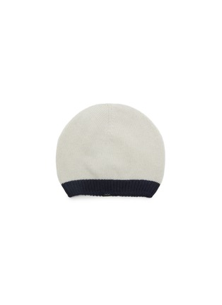 Main View - Click To Enlarge - MAPOÉSIE - Logo Patch Wool Cashmere Beanie