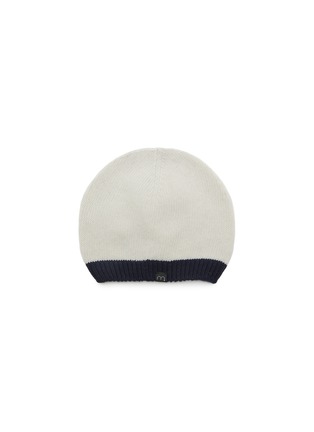 Figure View - Click To Enlarge - MAPOÉSIE - Logo Patch Wool Cashmere Beanie