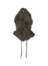 Main View - Click To Enlarge - GUSHLOW & COLE - Leather Tie Shearling Shawl Scarf