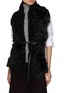 Figure View - Click To Enlarge - GUSHLOW & COLE - Long Shearling Belt Scarf