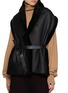 Figure View - Click To Enlarge - GUSHLOW & COLE - Reversible Belt Scarf