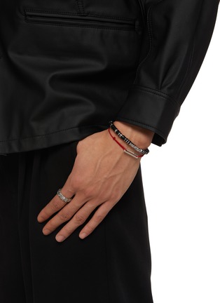 Figure View - Click To Enlarge - LE GRAMME - 1.7g Slick Polished Sterling Silver Cord Bracelet