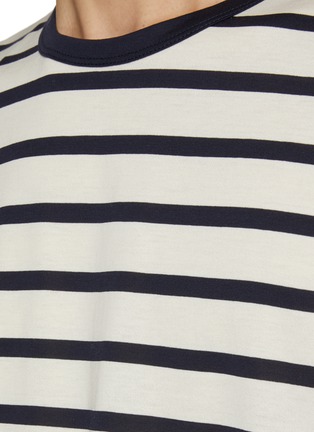  - SUNSPEL - Striped Cotton T-Shirt