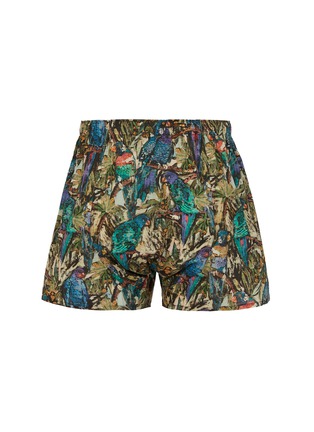 Figure View - Click To Enlarge - SUNSPEL - Liberty Jungle Printed Cotton Boxer Shorts