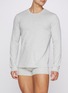 Figure View - Click To Enlarge - SKIMS - SKIMS Cotton Classic Long Sleeve T-Shirt