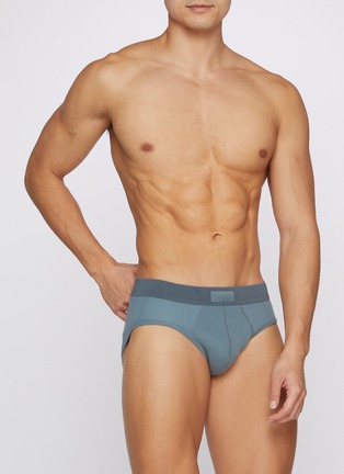 Front View - Click To Enlarge - SKIMS - SKIMS Cotton Brief — Pack of 3