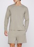 Figure View - Click To Enlarge - SKIMS - Jersey Lounge Long Sleeved T-Shirt