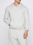 Figure View - Click To Enlarge - SKIMS - Fleece Lounge Classic Hoodie