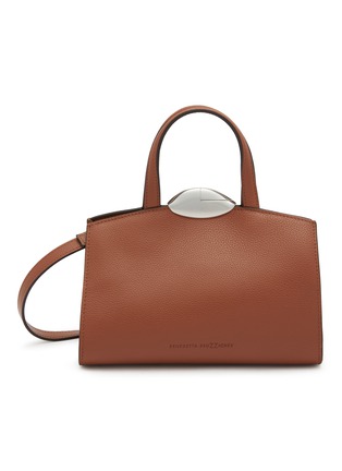 Main View - Click To Enlarge - BENEDETTA BRUZZICHES - Le Petite Serena Leather Top Handle Bag