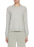 Main View - Click To Enlarge - CRUSH COLLECTION - Sequined Diamond Pattern Sweater