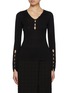 Main View - Click To Enlarge - CRUSH COLLECTION - Silk Cashmere V-Neck Top