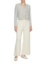 Figure View - Click To Enlarge - CRUSH COLLECTION - Sequined Diamond Pattern Jacket